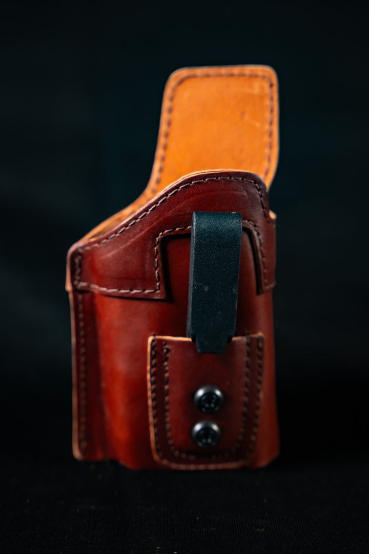 Leather (IWB) Holster for Gun with Laser / Light