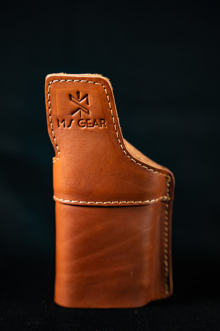 Leather (IWB) Holster for Gun with Laser / Light