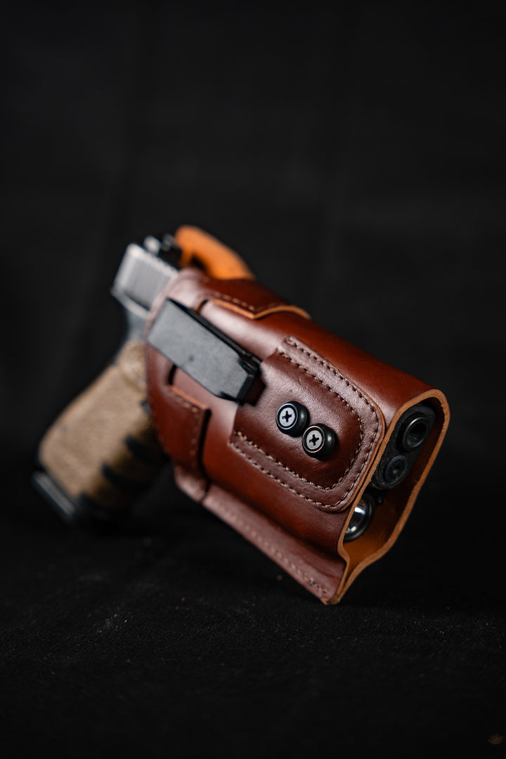 Leather (IWB) Holster for Gun with Laser / Light