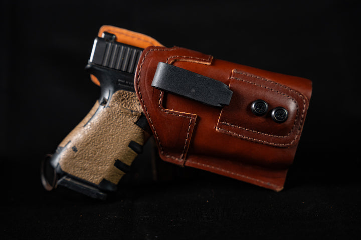 Leather (IWB) Holster for Gun with Laser / Light