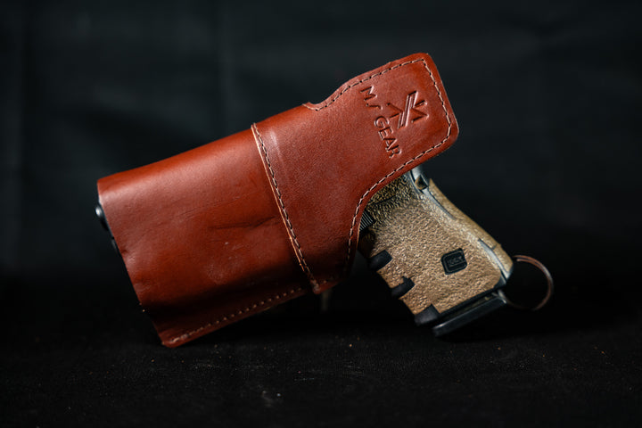 Leather (IWB) Holster for Gun with Laser / Light