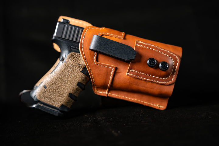 Leather (IWB) Holster for Gun with Laser / Light