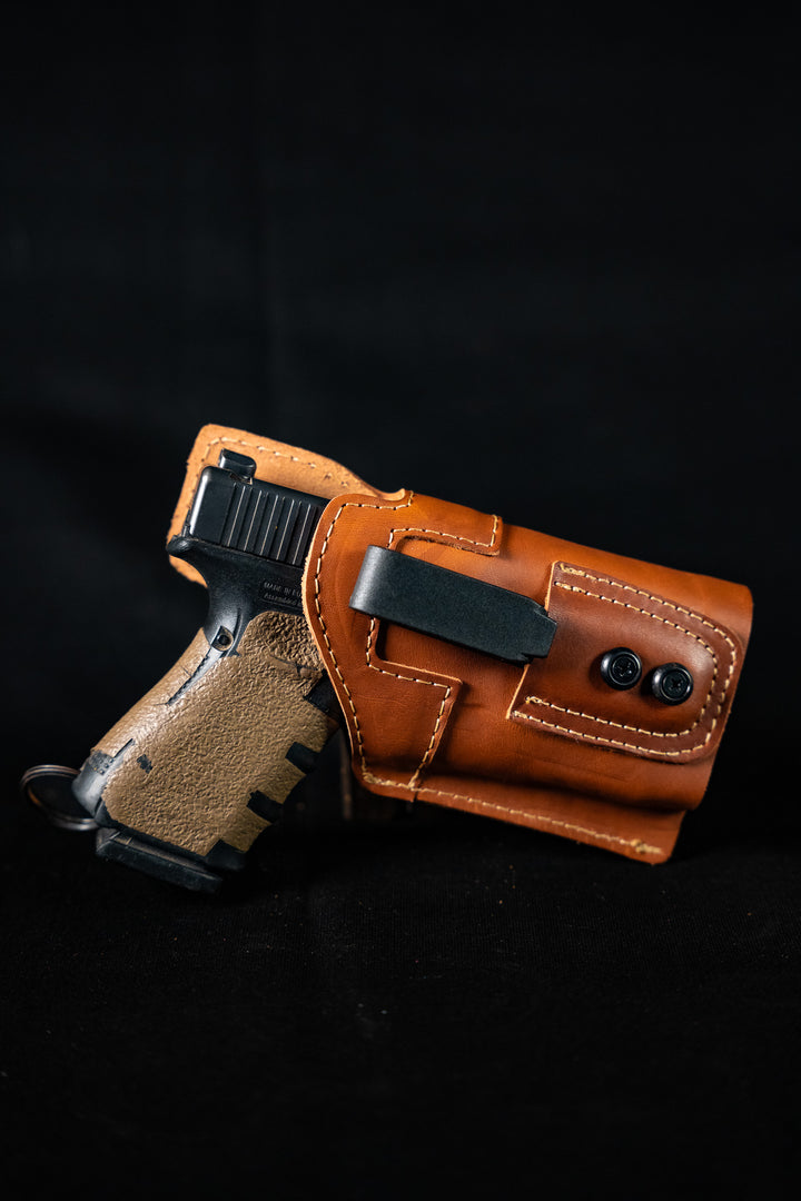 Leather (IWB) Holster for Gun with Laser / Light