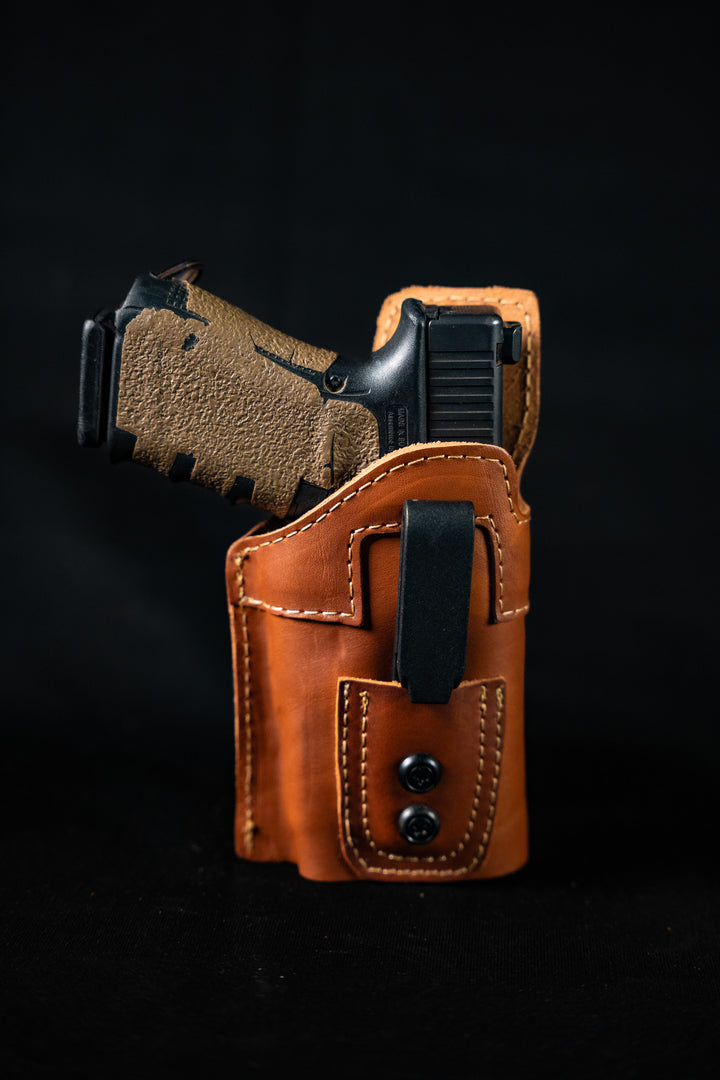 Leather (IWB) Holster for Gun with Laser / Light